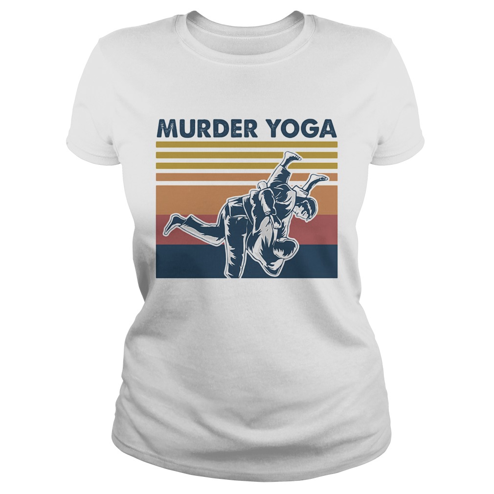 Jiu jitsu murder yoga vintage  Classic Ladies