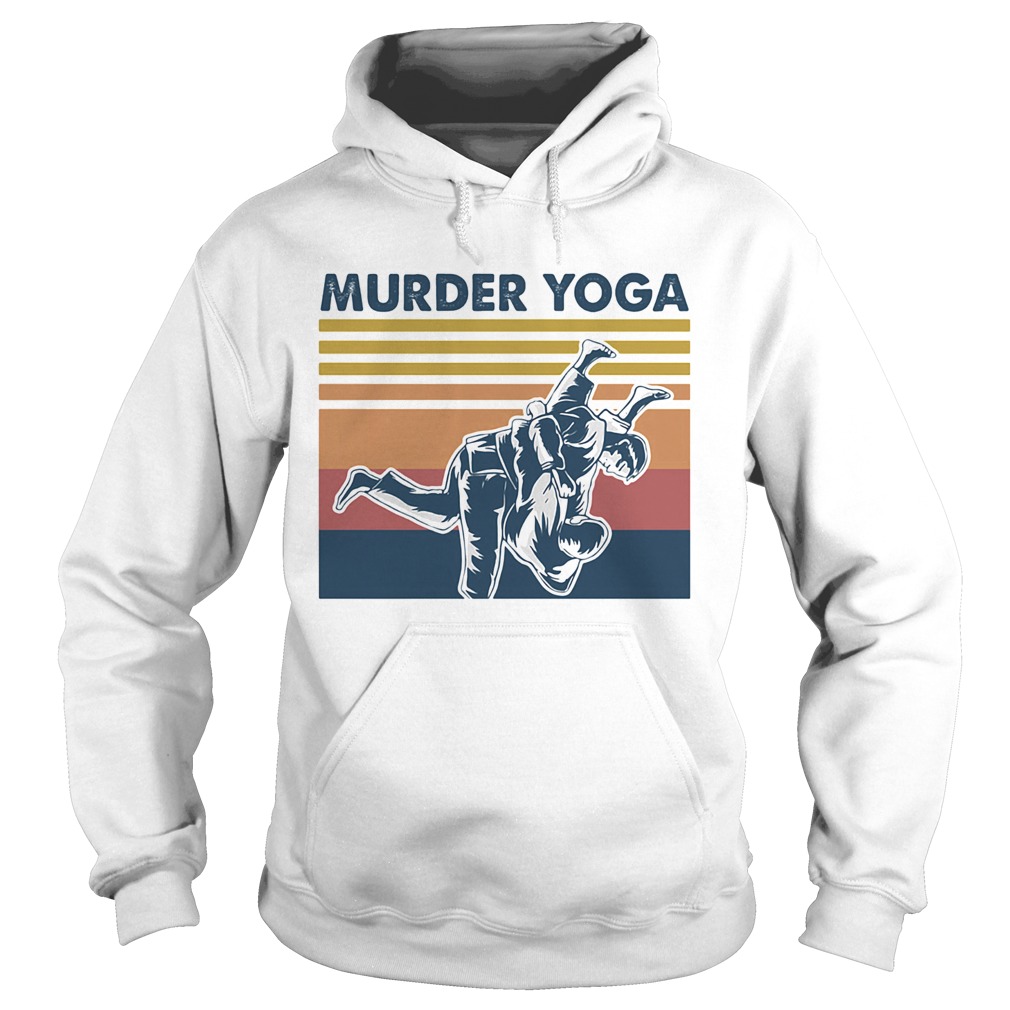 Jiu jitsu murder yoga vintage  Hoodie