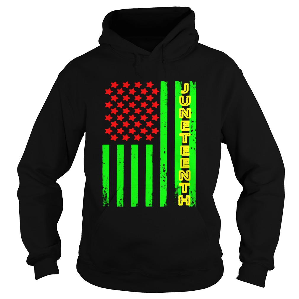 Juneteenth America Flag  Hoodie