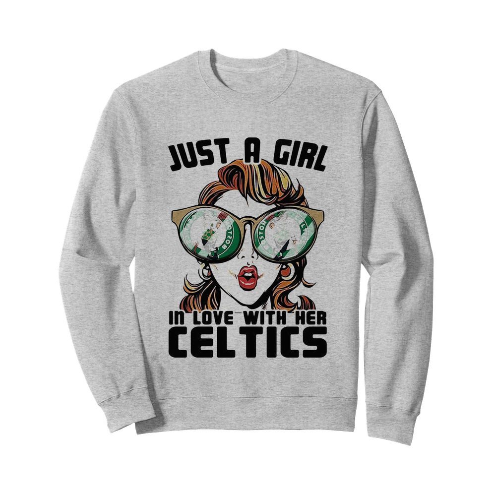 Just a girl in love with her boston celtics  Unisex Sweatshirt