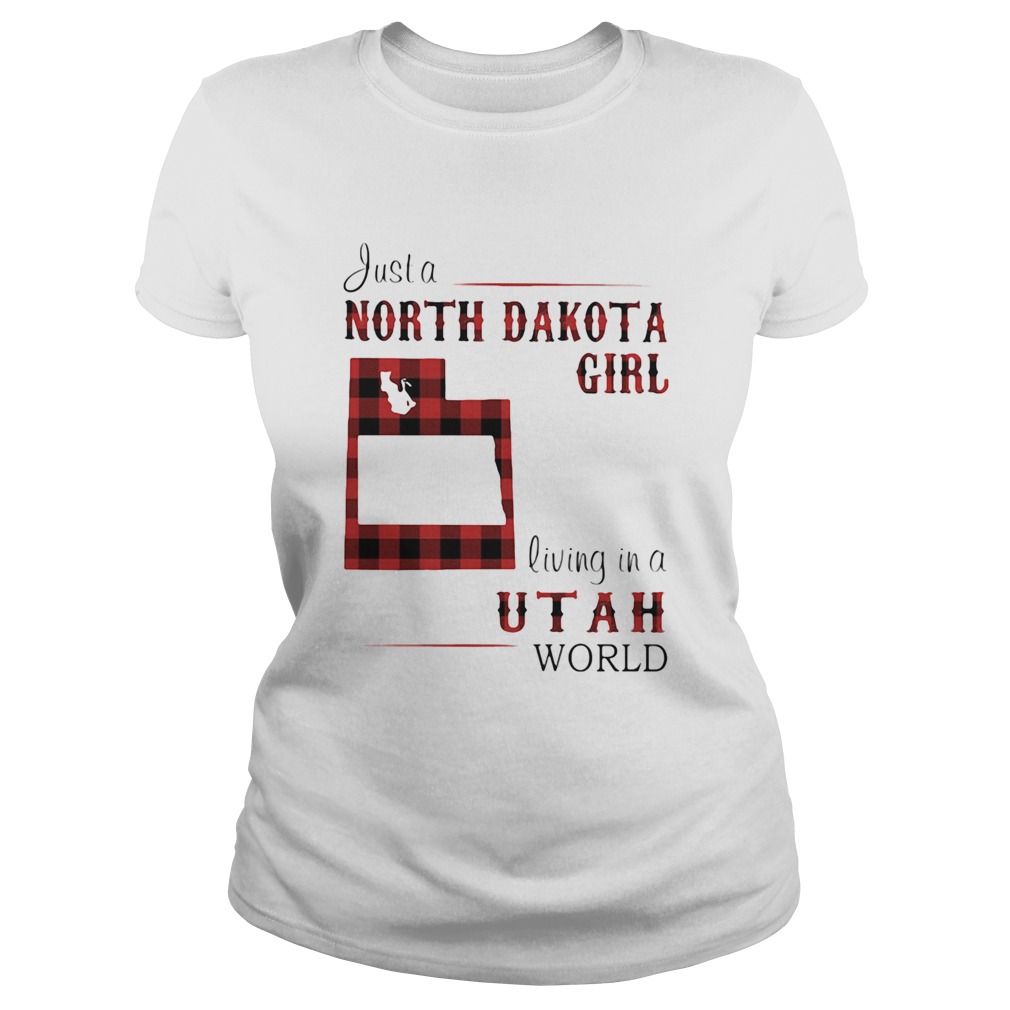 Just a north dakota girl living in a utah world map  Classic Ladies