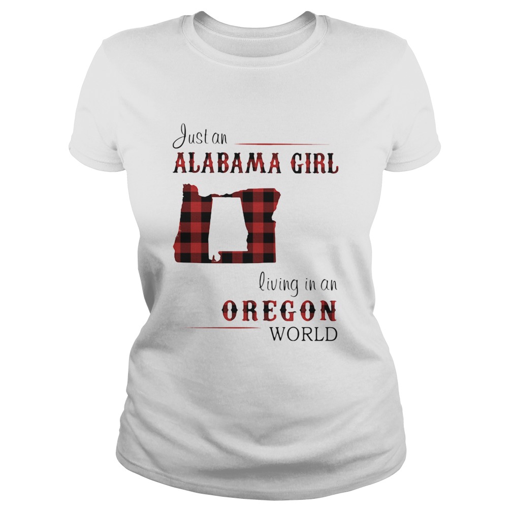 Just an alabama girl living in an oregon world map  Classic Ladies