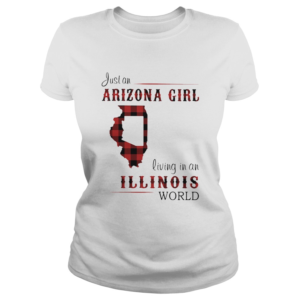 Just an arizona girl living in a illinois world map  Classic Ladies