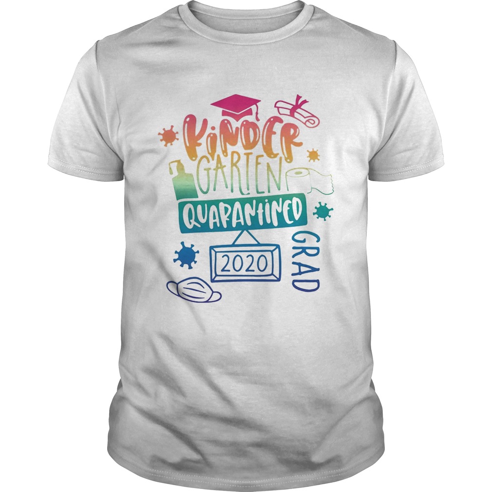 Kindergarten grad 2020 quarantined toilet paper covid19 shirt