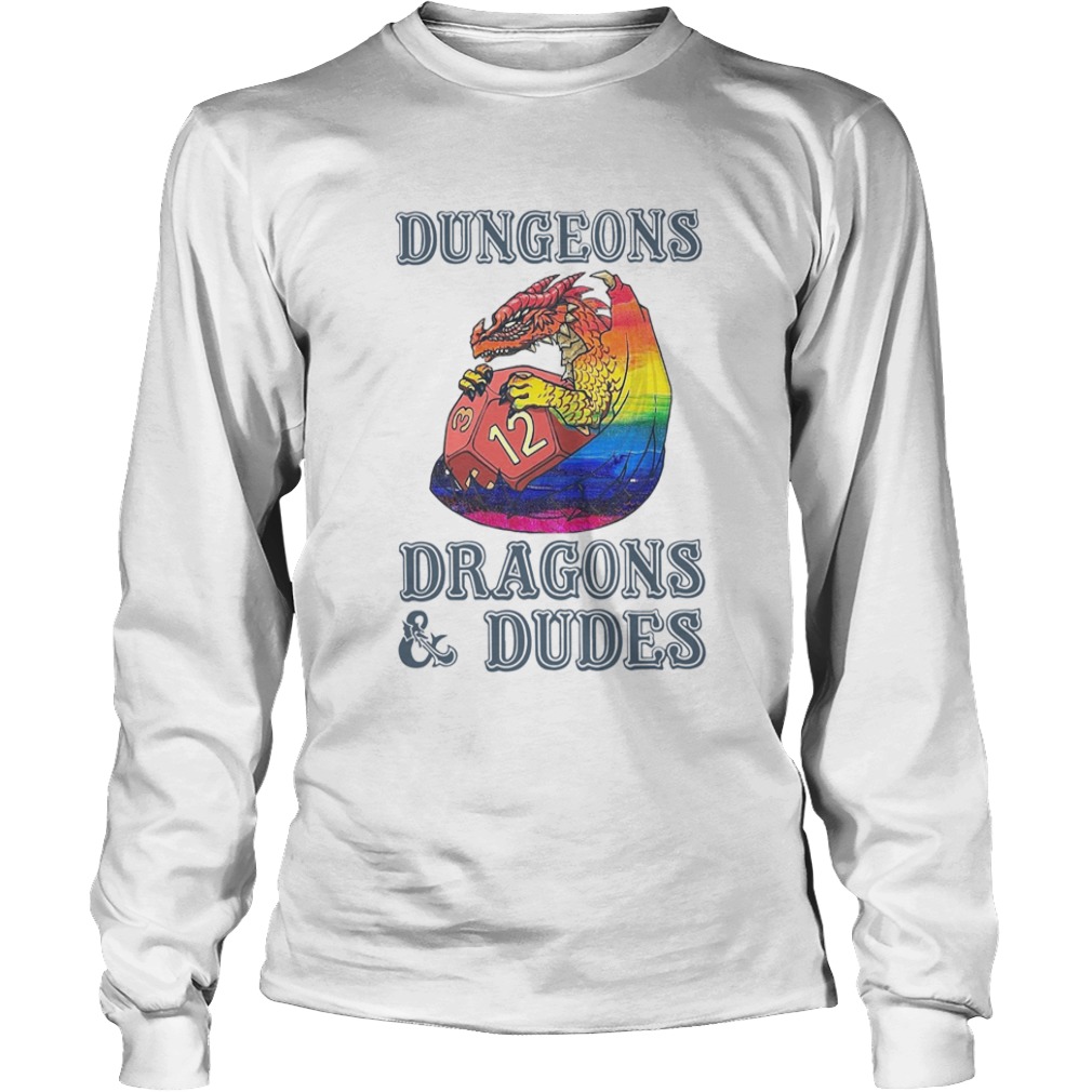 LGBT Dungeons Dragons And Dudes  Long Sleeve