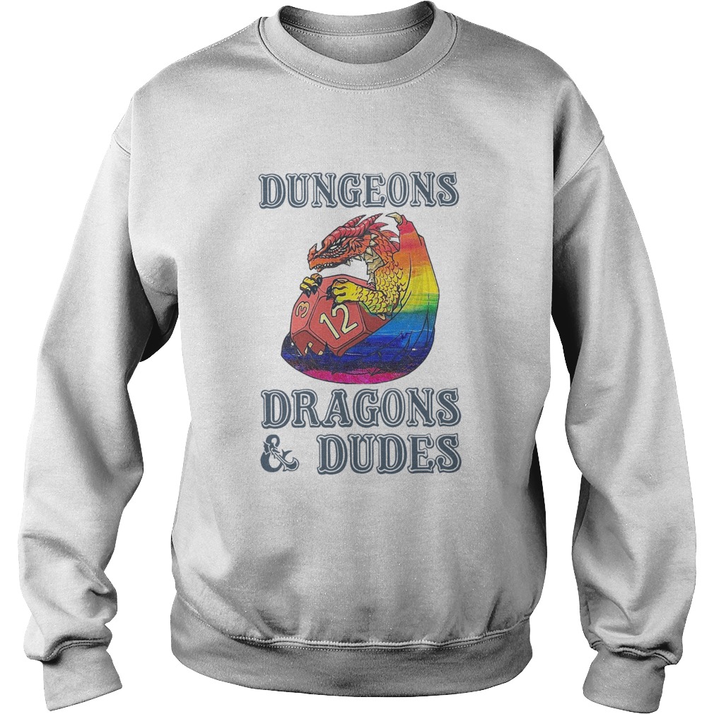 LGBT Dungeons Dragons And Dudes  Sweatshirt