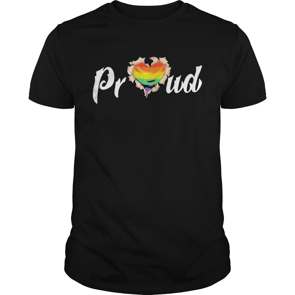 LGBT Proud Blood Inside Me Heart  Unisex