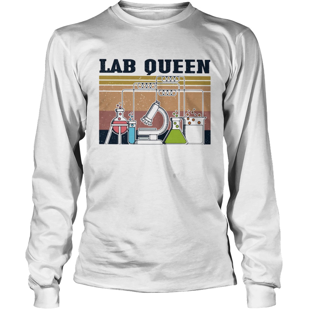 Lab queen vintage retro  Long Sleeve