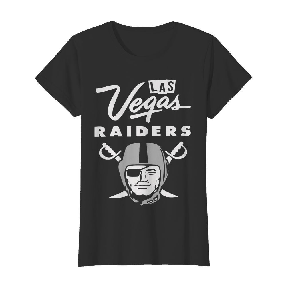 Las vegas raiders football logo black  Classic Women's T-shirt