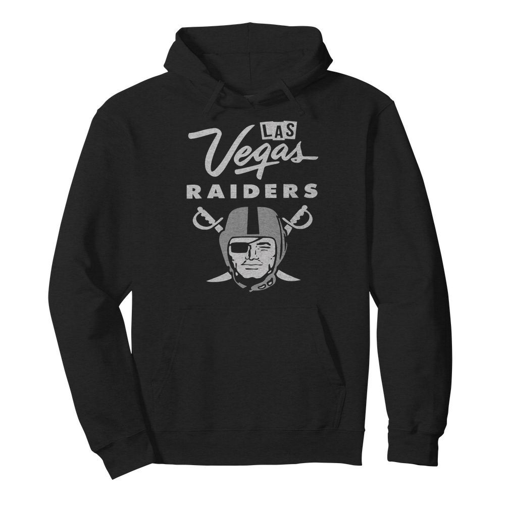 Las vegas raiders football logo black  Unisex Hoodie