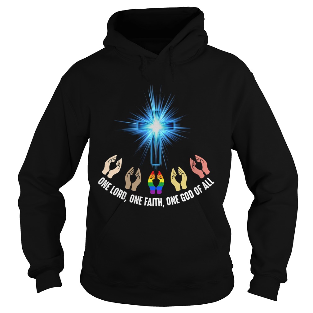 Lgbt jesus one lord one faith one god of all juneteenth  Hoodie