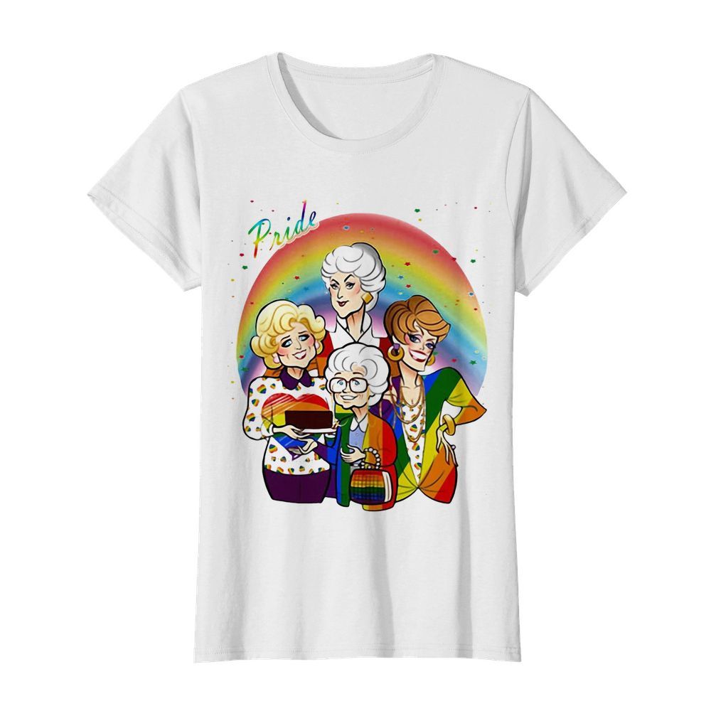 Lgbt pride golden girl heart  Classic Women's T-shirt