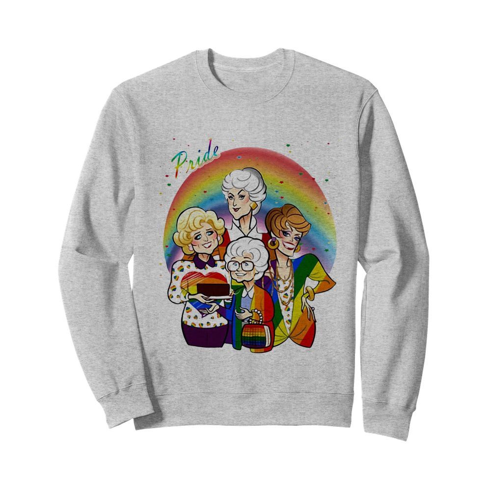 Lgbt pride golden girl heart  Unisex Sweatshirt