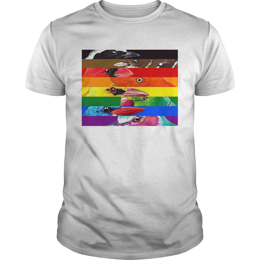 Lgbtqia Pride Birds shirt