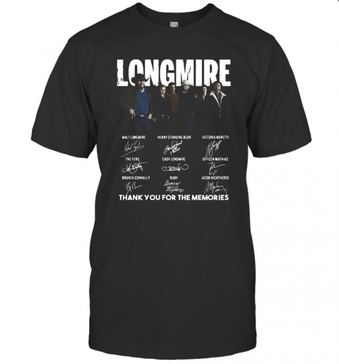 Longmire Thank You For The Memories Signed T-Shirt