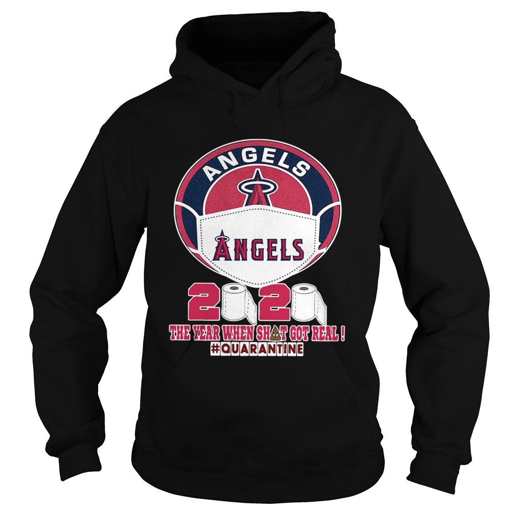 Los Angeles Angels Of Anaheim Mask 2020 Quarantine Coronavirus  Hoodie