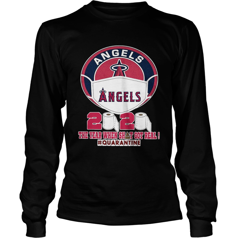 Los Angeles Angels Of Anaheim Mask 2020 Quarantine Coronavirus  Long Sleeve