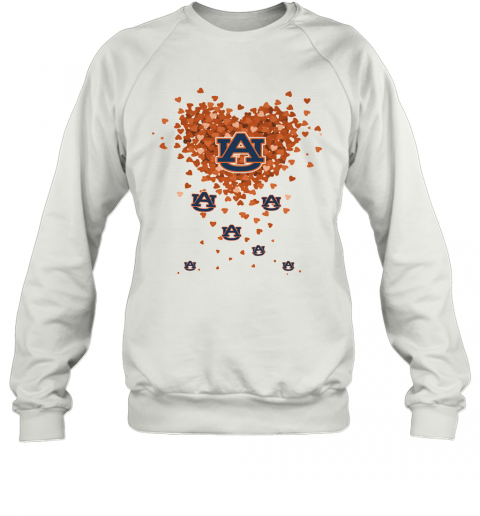 Love Auburn Tigers Logo Hearts T-Shirt Unisex Sweatshirt