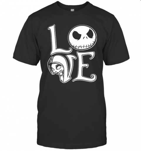 Love Jack Skellington And Sally T-Shirt