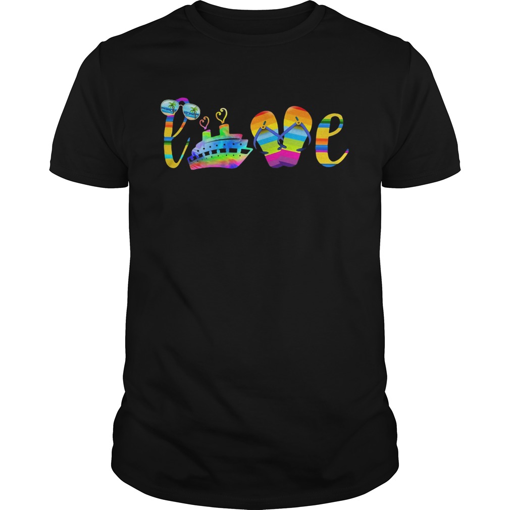 Love Ship Sandals LGBT shirt