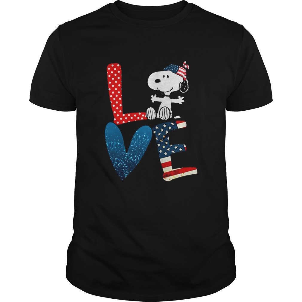 Love Snoopy Independence Day shirt