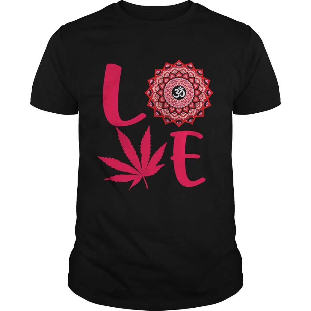 Love mandalas weed shirt