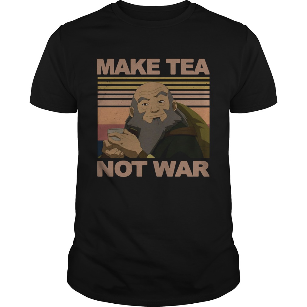 Make Tea Not War Vintage  Unisex