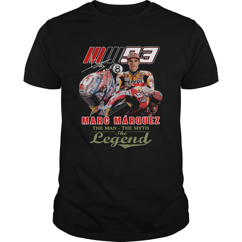 Marc Marquez The Man The Myth The Legend Signature shirt