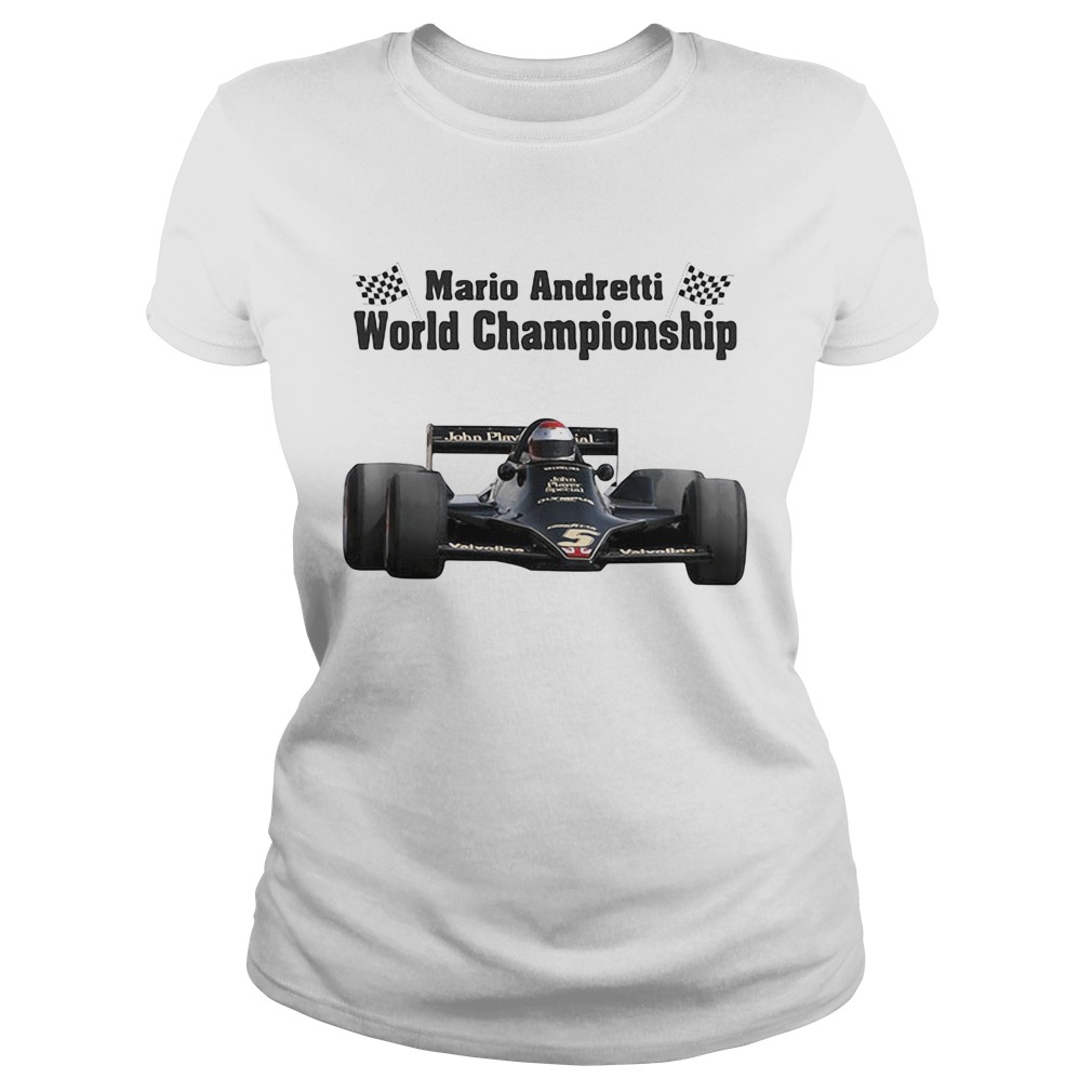 Mario andretti world championship flag  Classic Ladies