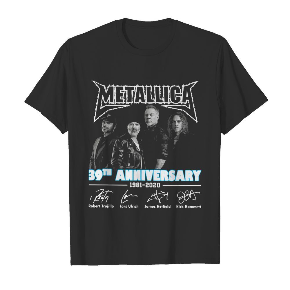 Metallica 39th Anniversary 1981 2020 shirt