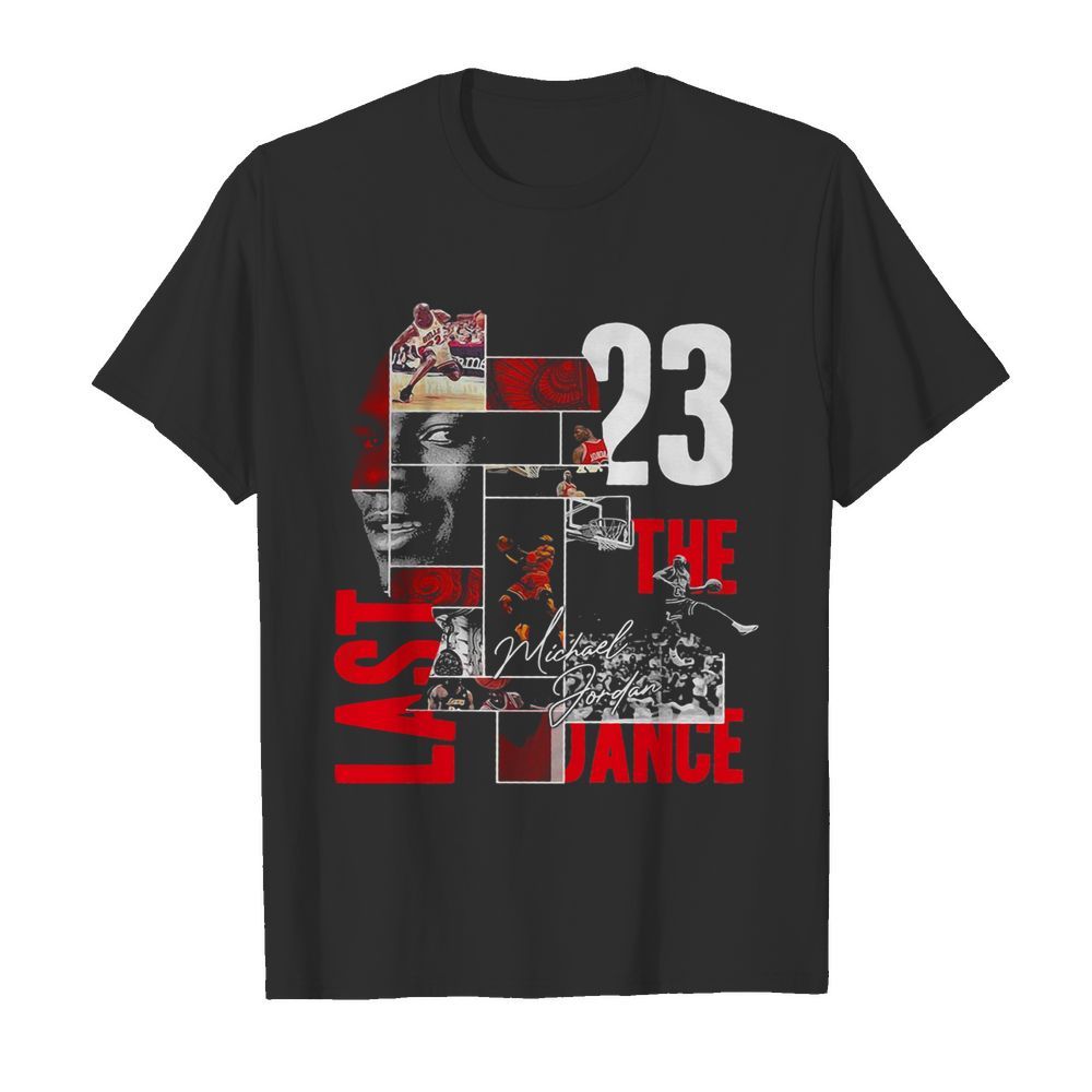 Michael jordan 23 the last shot chicago bulls basketball legend shirt