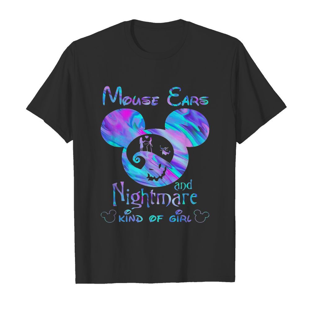 Mickey Mouse Cars And Nightmare Kind Of Girl  Classic Men's T-shirt