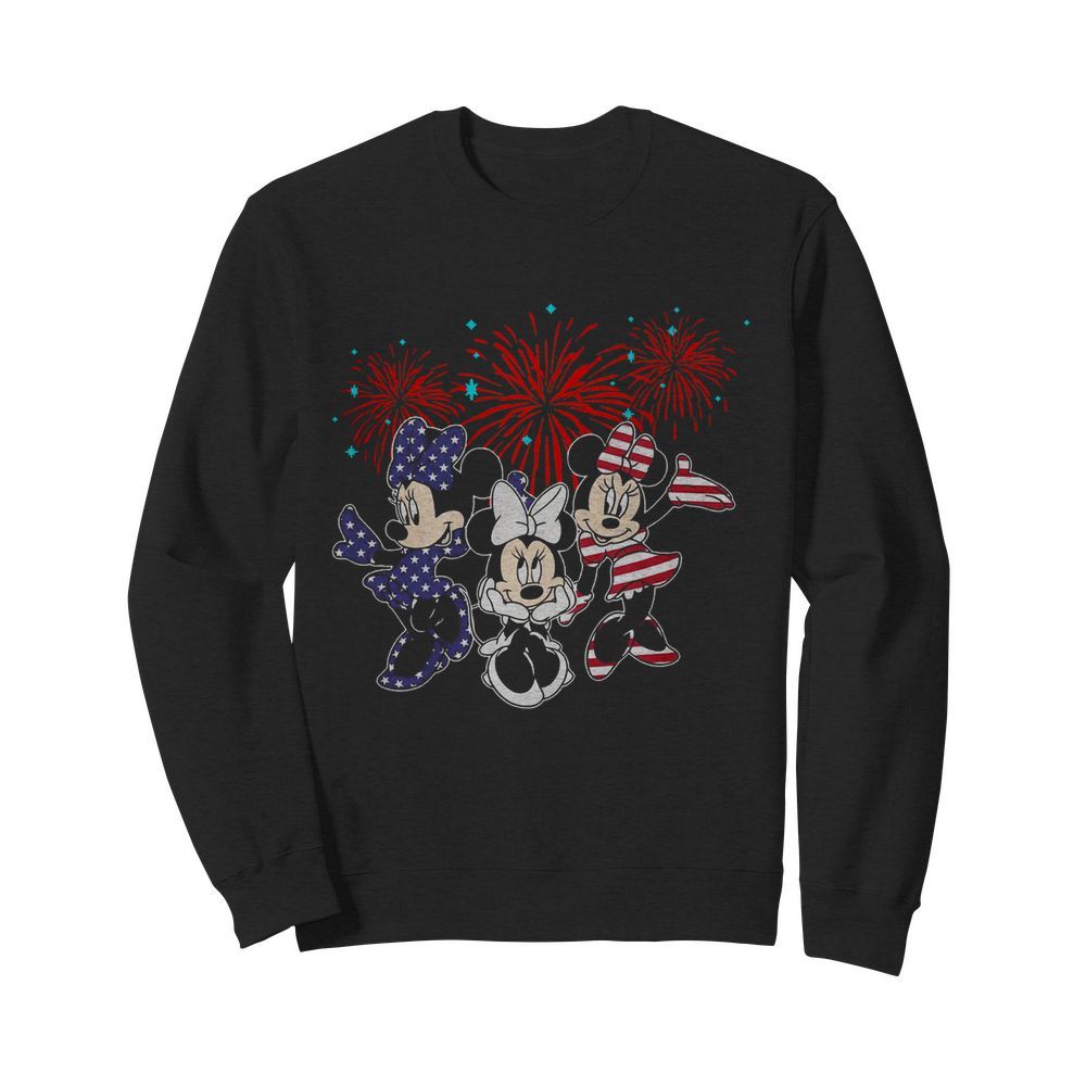 Mickey Mouse Happy The 4th Of July Merica  Unisex Sweatshirt