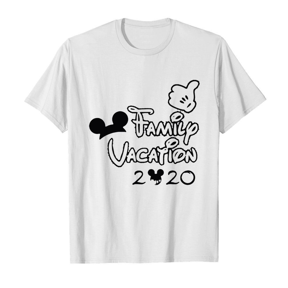 Mickey mouse ear family vacation 2020 shirt