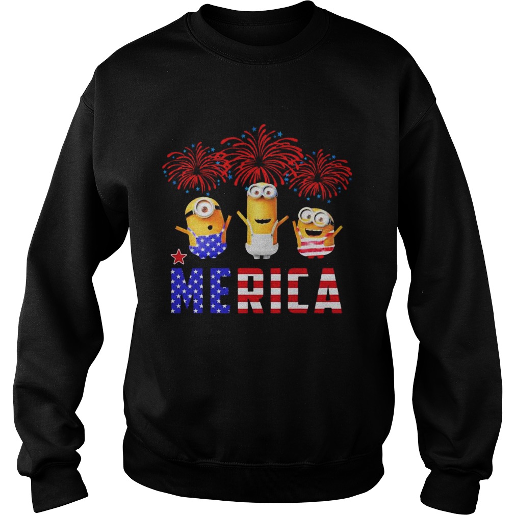 Minions Happy The 4th Of July America  Sweatshirt