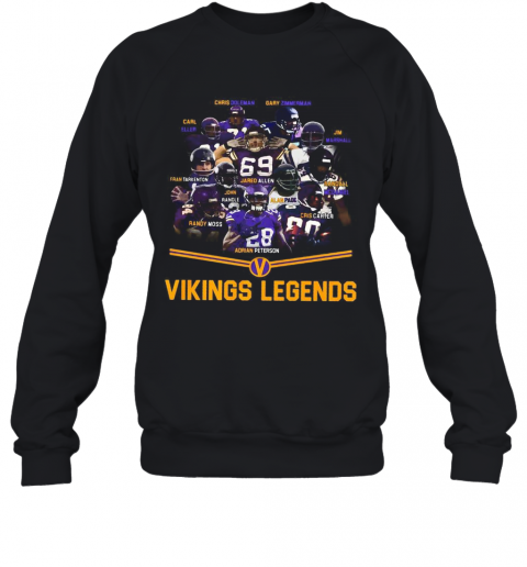 Minnesota Vikings Football Legends T-Shirt Unisex Sweatshirt