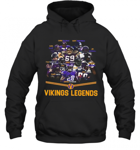 Minnesota Vikings Football Legends T-Shirt Unisex Hoodie