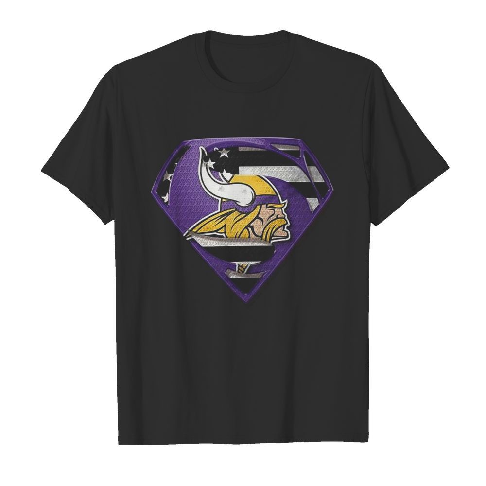 Minnesota Vikings Superman  Classic Men's T-shirt