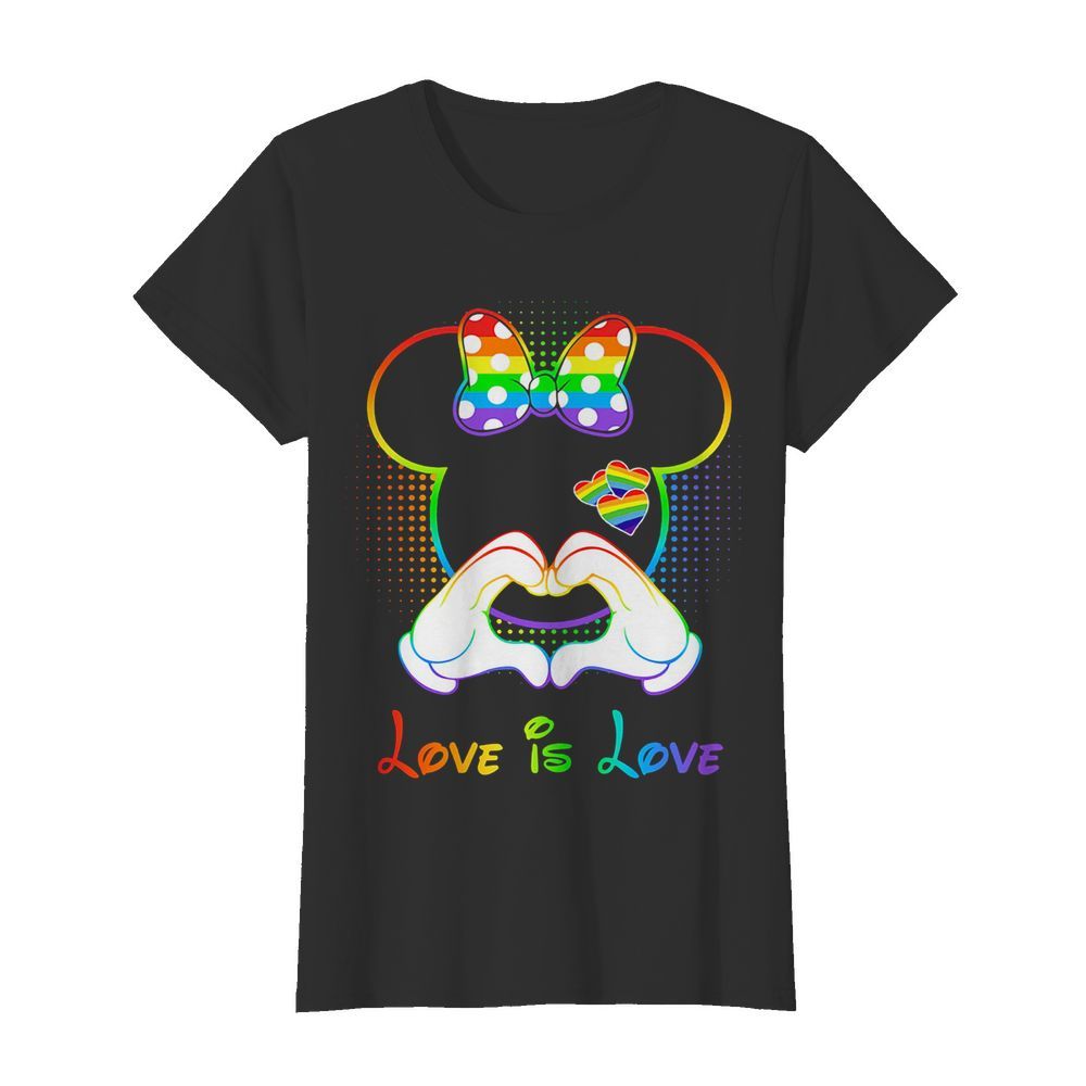 Minnie mouse love is love heart lgbt  Classic Women's T-shirt