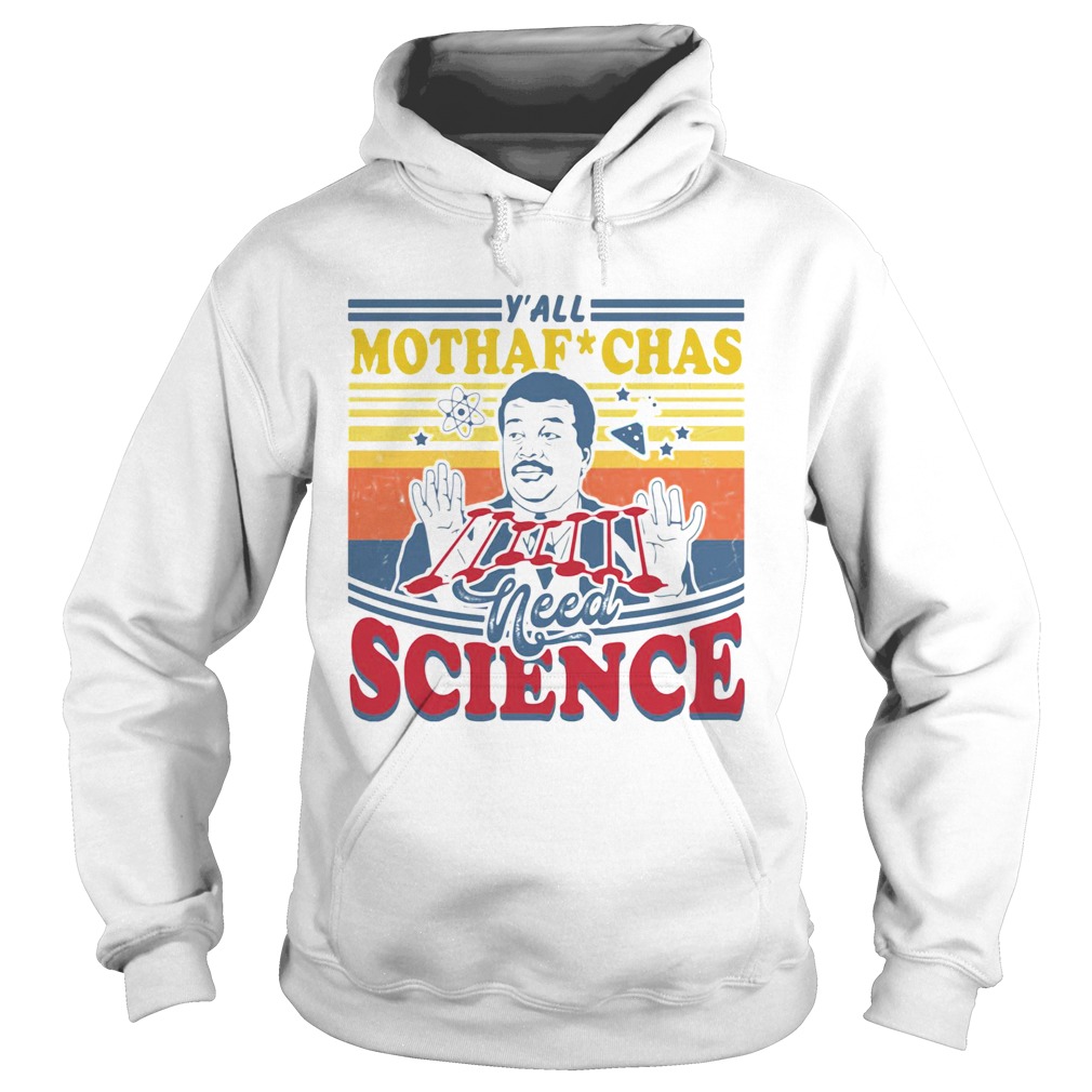 Mothaf Chas Nedd Science Vintage Retro  Hoodie