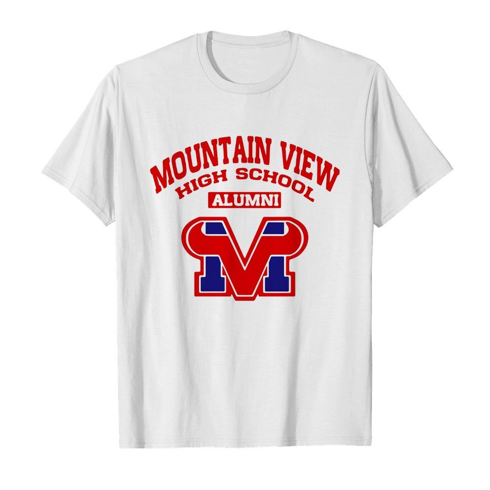 Mountain view high school alumni logo shirt