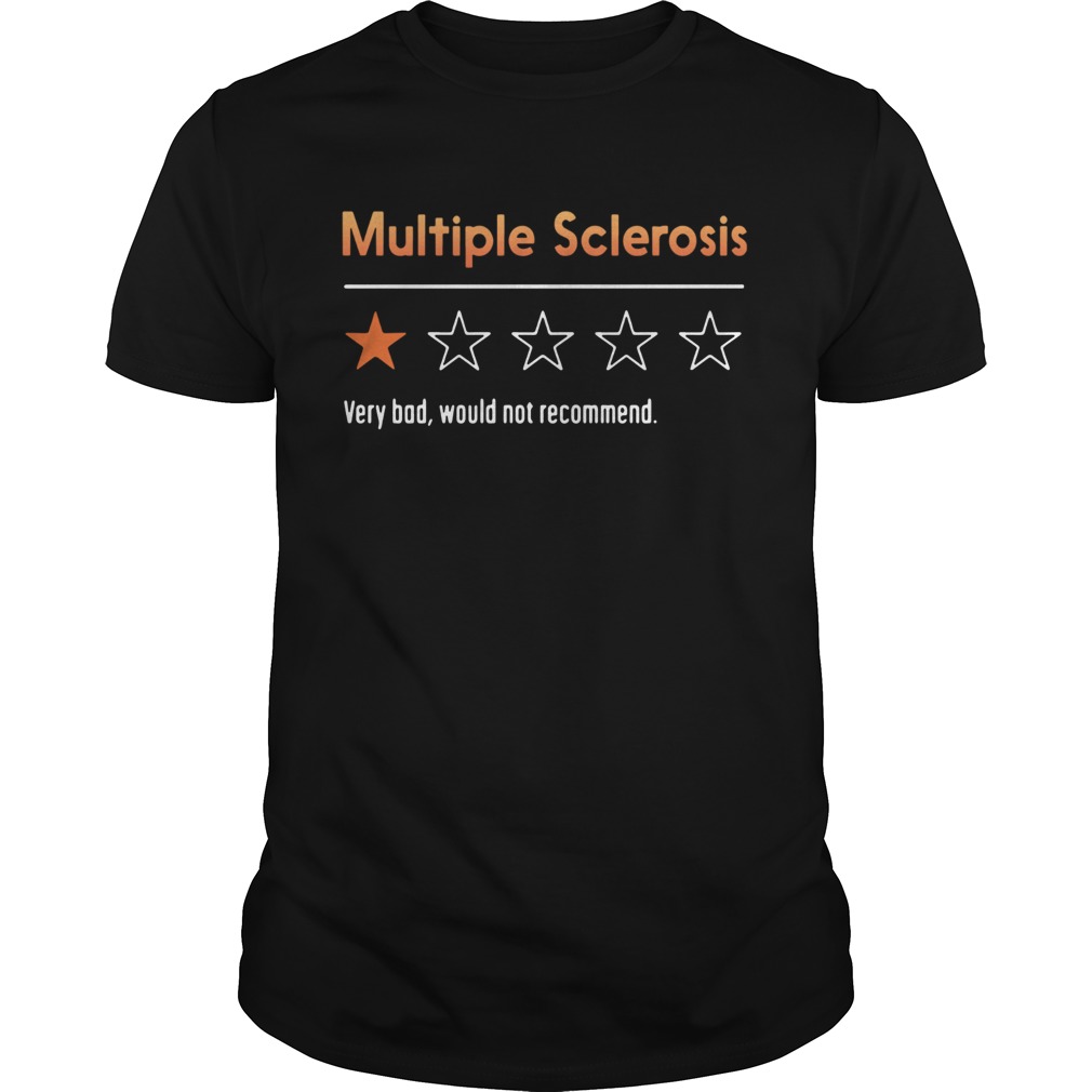 Multiple Sclerosis Very Bad Would Not Recommend  Unisex