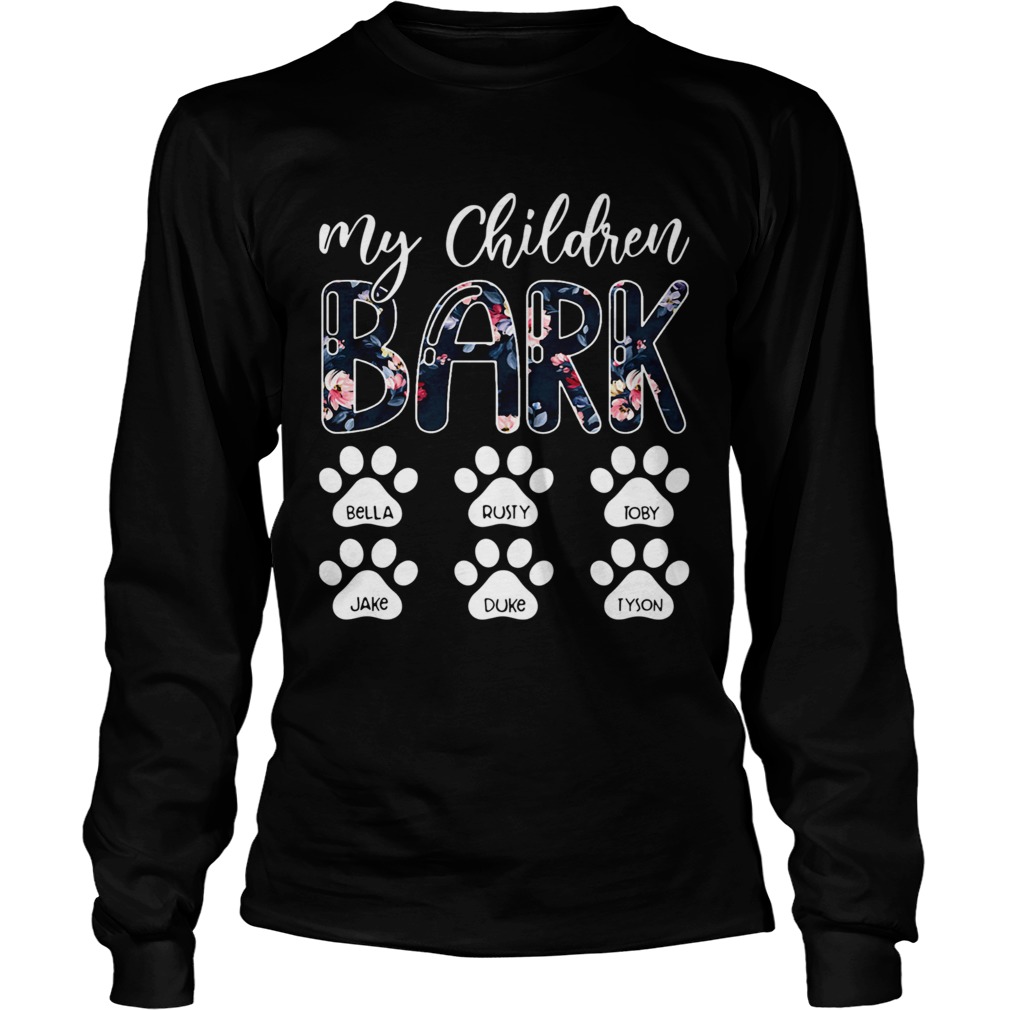 My Children Bark Bella Rusty Toby  Long Sleeve