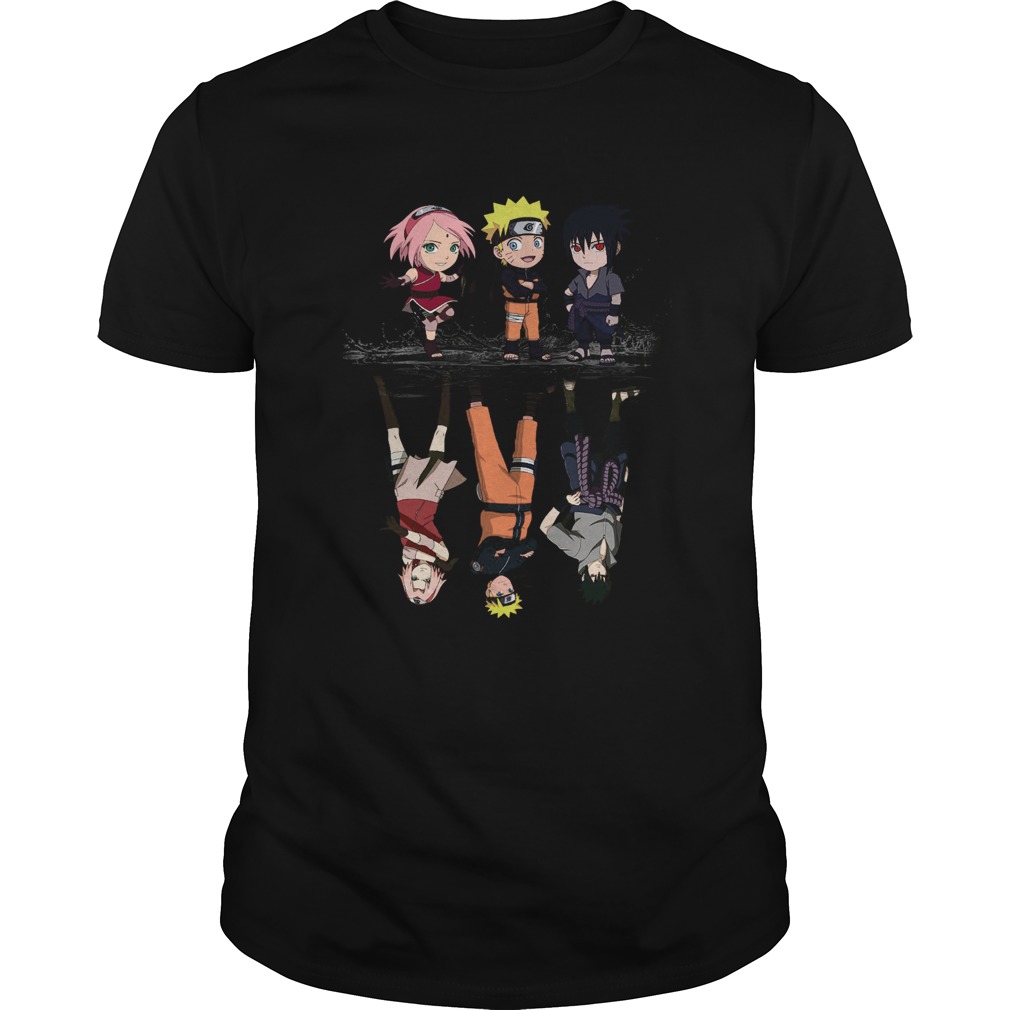 Naruto Water Mirror Reflection shirt