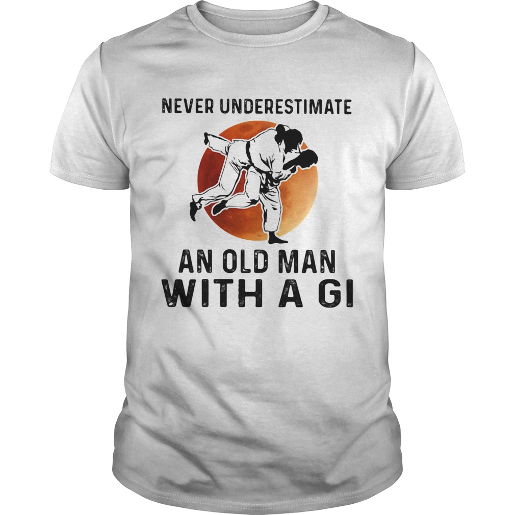 Never Underestimate An Old Man With A Gi Taekwondo Moon  Unisex