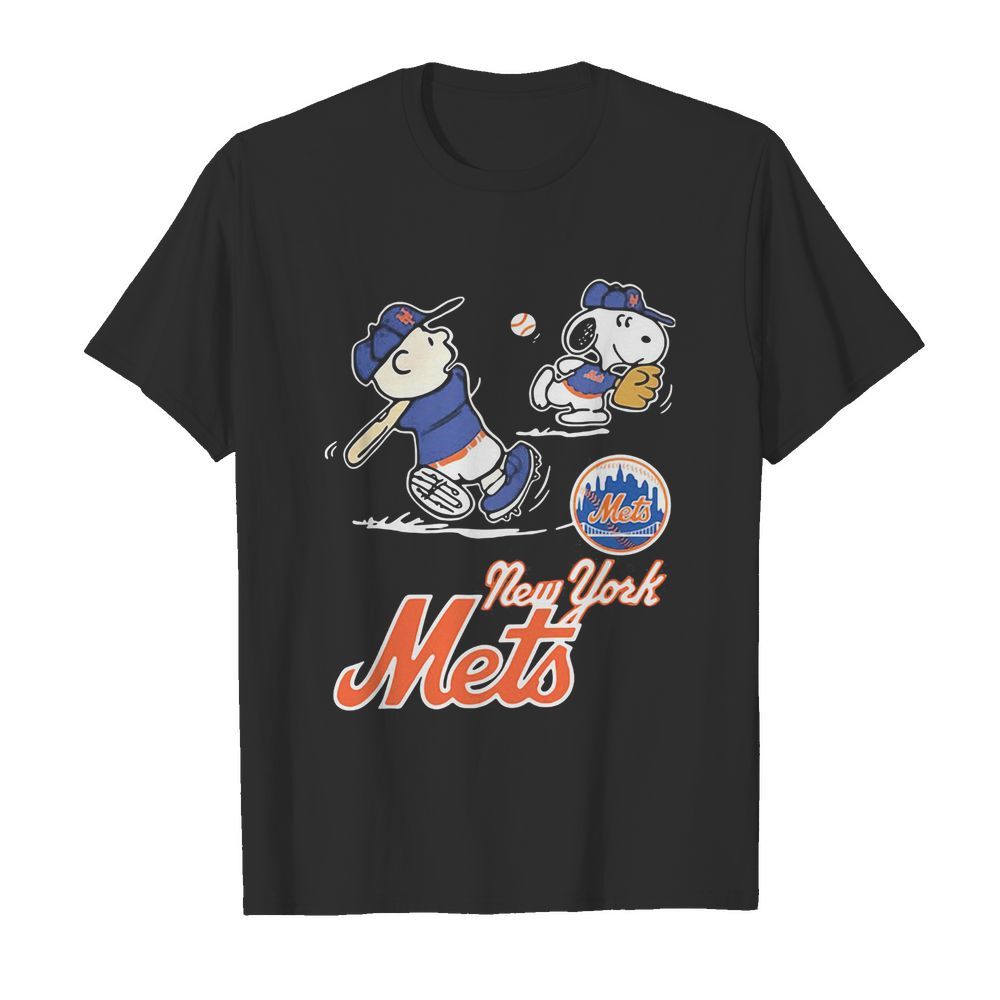 New york mets charlie brown and snoopy players baseball shirt