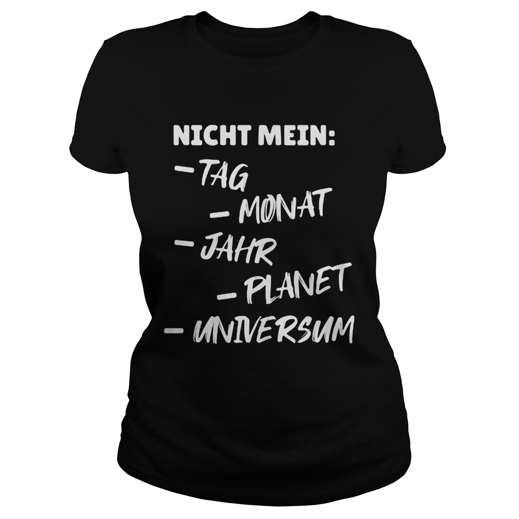 Night Mein Tg Monat Jahr Planer Universum  Classic Ladies