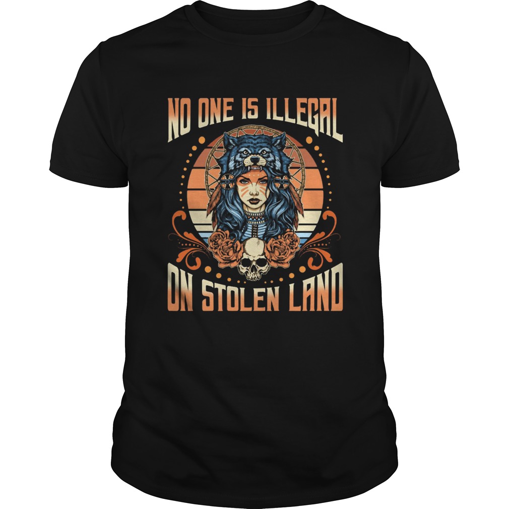 No One Is Illegal On Stolen Land Girl Skullcap shirt