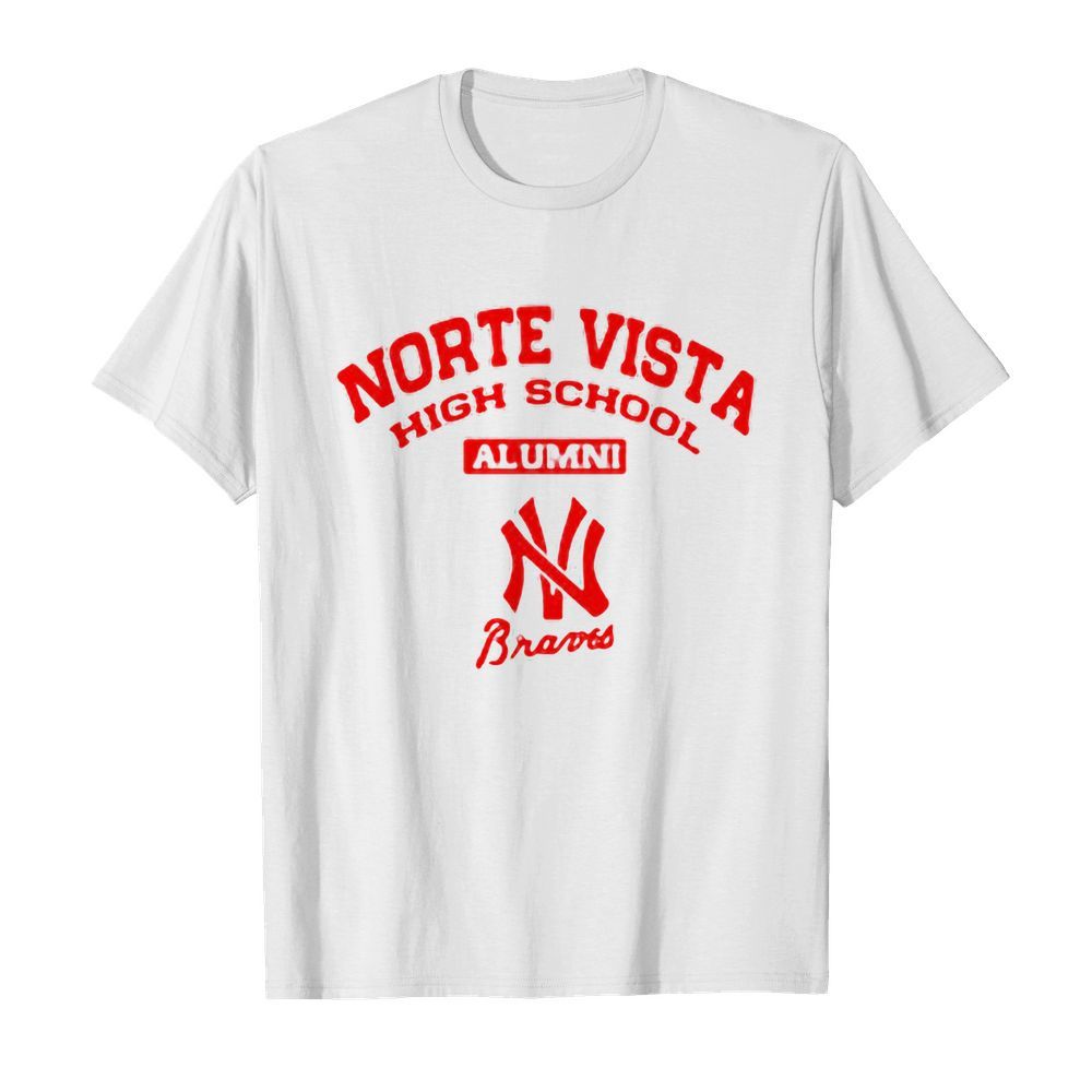 Norte vista high school alumni braves apparel logo shirt