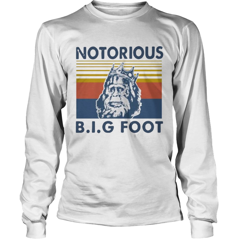 Notorious Big Bigfoot Vintage  Long Sleeve